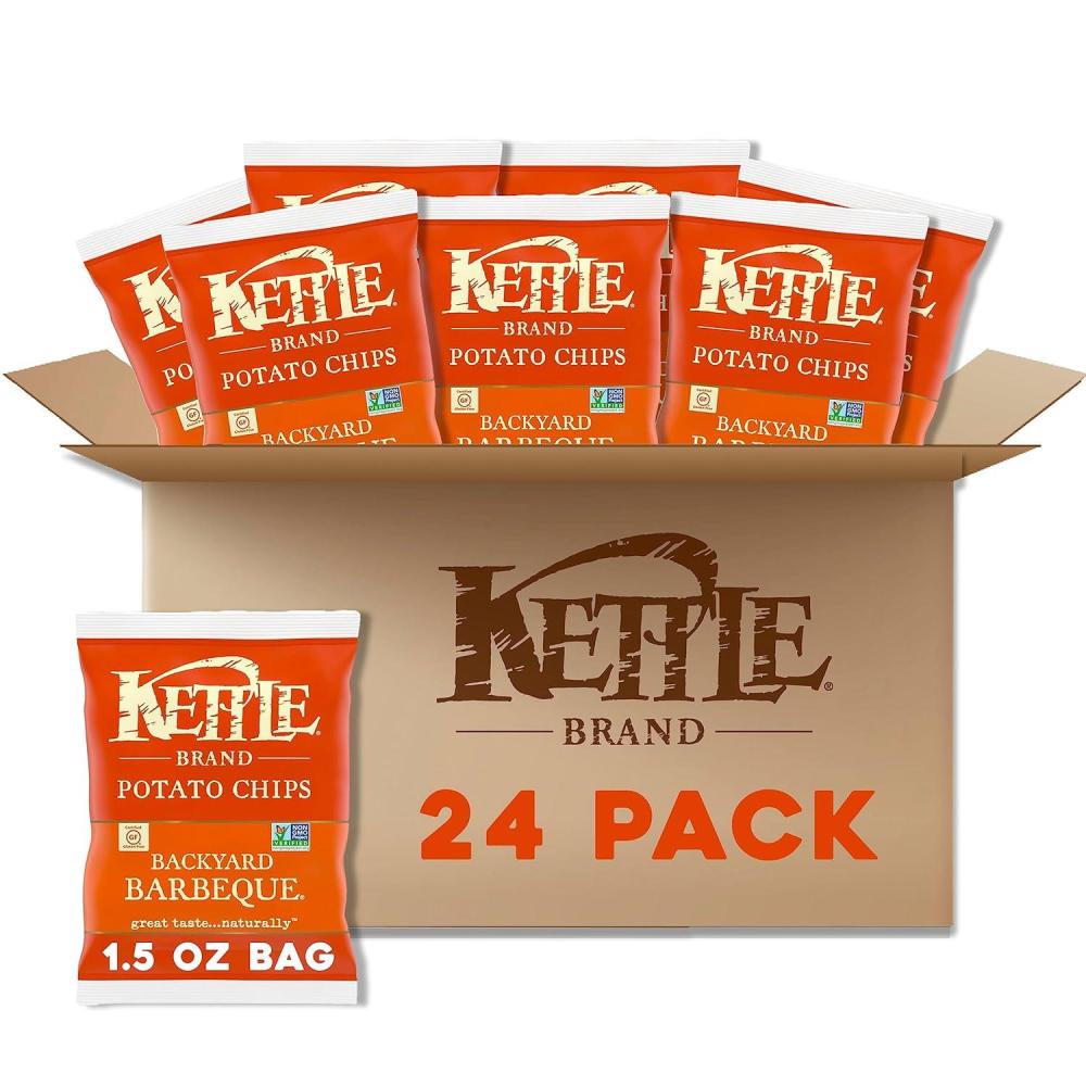 image:imageKettle Brand Potato Chips Backyard Barbeque Kettle Chips Party Size 13 OzBackyard BBQ