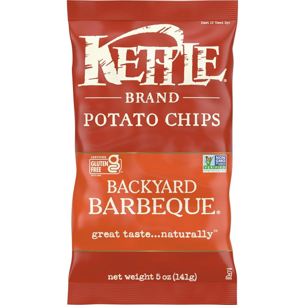 image:imageKettle Brand Potato Chips Backyard Barbeque Kettle Chips Party Size 13 OzBarbecue