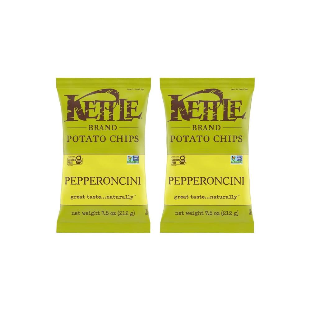 image:imageKettle Brand Potato Chips Pepperoncini Kettle Chips 75 Oz75 Ounce Pack of 2