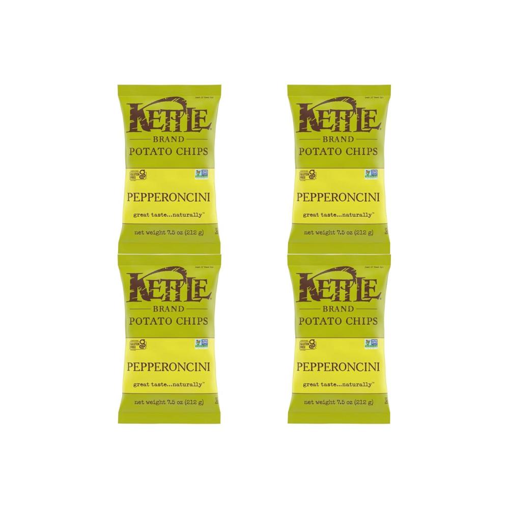 image:imageKettle Brand Potato Chips Pepperoncini Kettle Chips 75 Oz75 Ounce Pack of 4