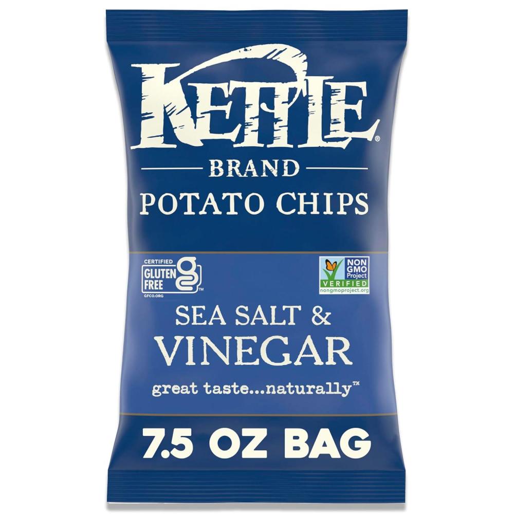 image:imageKettle Brand Potato Chips Sea Salt amp Vinegar Kettle Chips Party Size 13 OzSea Salt Vinegar