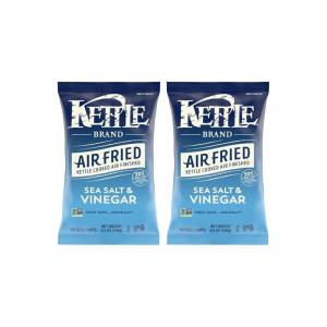 Kettle Brand Potato Chips, Air Fried Sea Salt & Vinegar Kettle Chips, 6.5 Oz Bag(Sea Salt and Vinegar)
